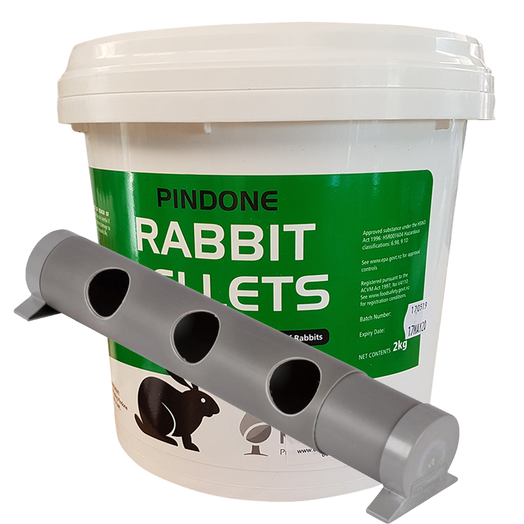 Pindone AgTech Rabbit Pellets 10 kg With MultiFeeder – Green Reaper