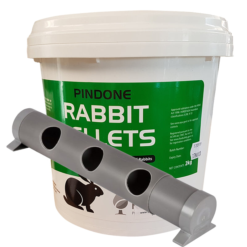 Pindone AgTech Rabbit Pellets 10 kg With MultiFeeder – Green Reaper